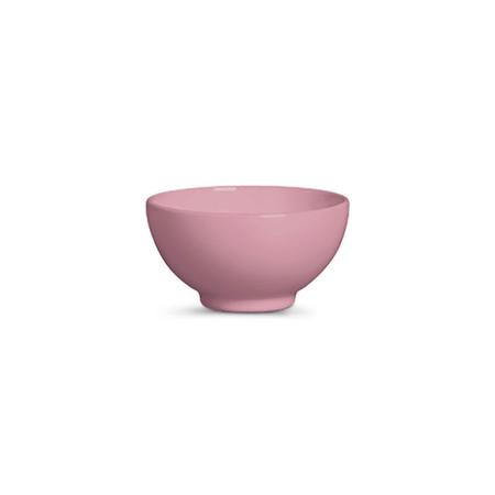 Imagem de Prato de Sobremesa e Tigela Bowl Rosa Ceramica Fosca 2un