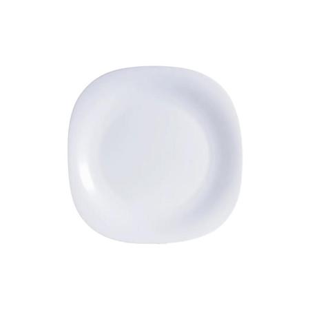 Imagem de Prato de sobremesa em vidro Luminarc Carine 19cm branco