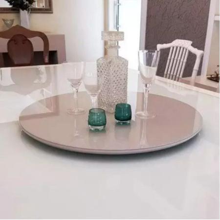 Imagem de Prato Giratório Para Servir Na Mesa de Jantar 70 Cm - Off White