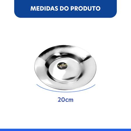 Imagem de Prato Inox 20CM