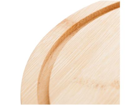 Imagem de Prato para Bolo de Bambu Lyor Redondo 28cm