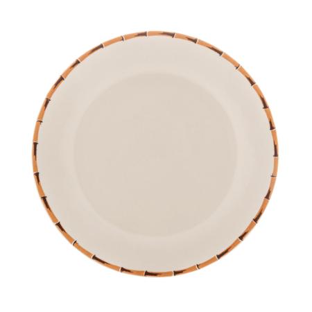 Imagem de Prato Para Sobremesa De Porcelana Bambu 18Cm - Lyor