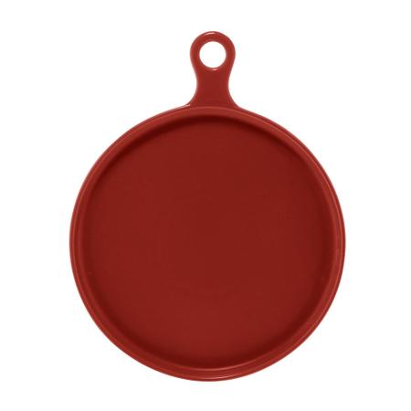 Imagem de Prato Porcelana Nórdica Vermelho 32cm