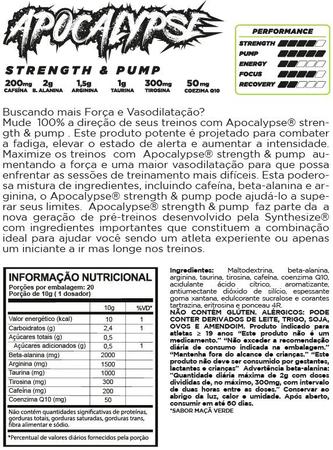 Imagem de Pre Treino Apocalypse Synthesize Pote 150g Pink Lemonade