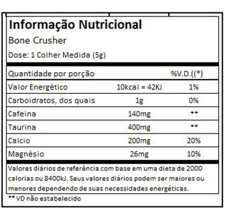 Imagem de Pré treino bone crusher - 300g