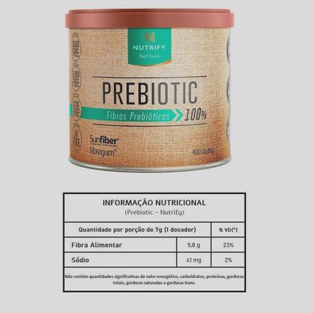 Imagem de Prebiotic Fibras Prebióticas 100% 210g - Nutrify