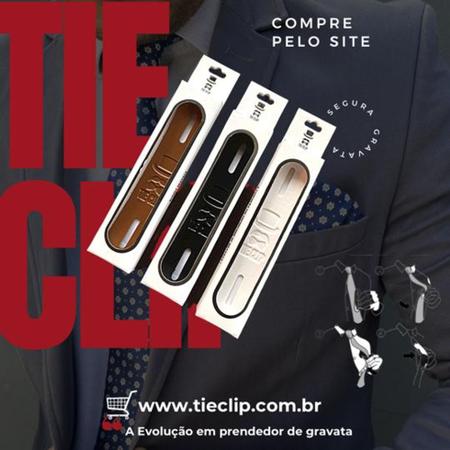 Imagem de Prendedor De Gravata Tie Clip Original Elegante Discreto