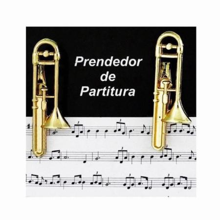 Imagem de Prendedor de Partitura Paganini Clipets Trombone