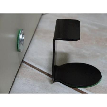 Imagem de Prendedor Fixador Para Porta De Madeira Metal Vidro Magnético Com Adesivo