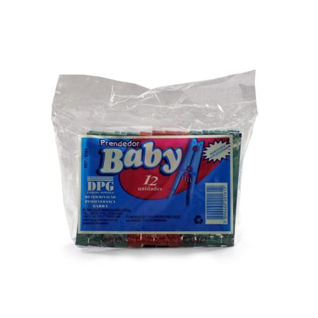 Imagem de Prendedores para Roupa de Plástico 12 Unidades - Baby