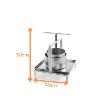 Imagem de Prensa para Queijo com Forma de  Inox Olibox