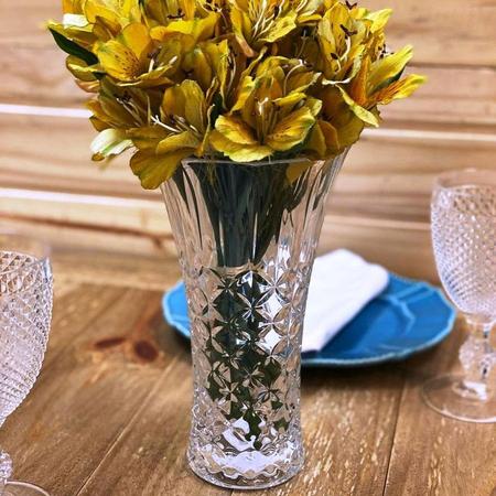 Imagem de Presente Dia das Mães Vaso Decorativo de Vidro para Flores Enfeite de Mesa Aparador