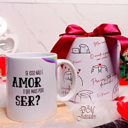 Kit Caneca Meme Flork Amor