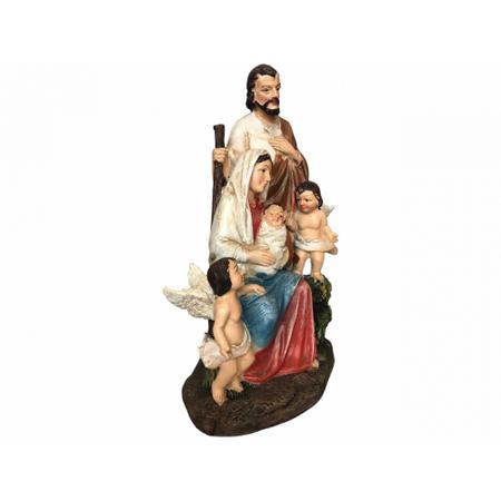 Imagem de Presépio sagrada família 18,5 cm 01 peça - resina importada