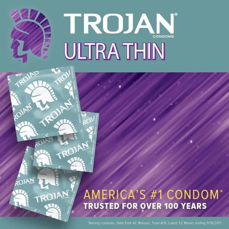 Preservativo Trojan Ultra Thin Sensitive caixa com 3 unidades -  Preservativo - Magazine Luiza