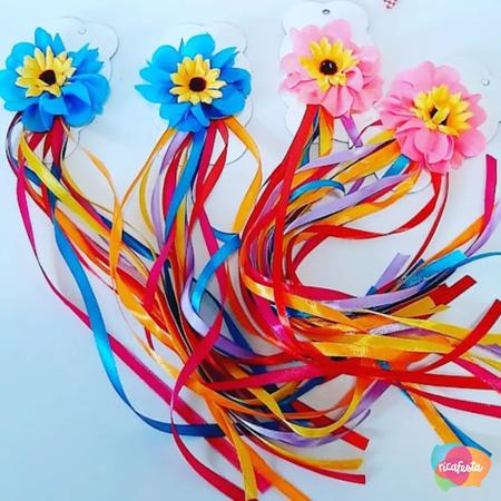 Par De Laço Presilha De Cabelo Flor Para Festa Junina Xadrez - novuus -  Presilha de Cabelo - Magazine Luiza