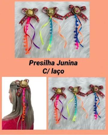 Par De Laço Presilha De Cabelo Flor Para Festa Junina Xadrez - novuus -  Presilha de Cabelo - Magazine Luiza