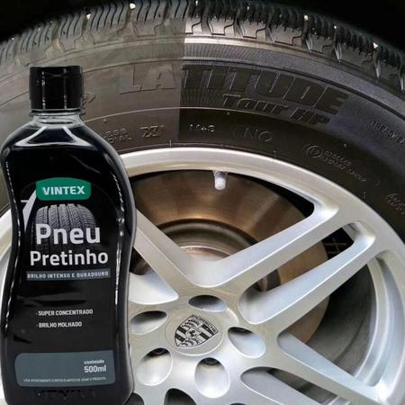 Imagem de Pretinho Pneu Roda Carro E Moto Protege E Renova Vonixx