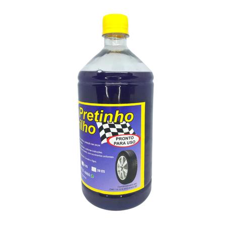 Pretinho Semi Gel Restaura E Hidrata Brilho Intenso 1 Litro - Multclean Produtos Imagem de Pretinho Semi Gel Restaura E Hidrata Brilho Intenso 1 Litro