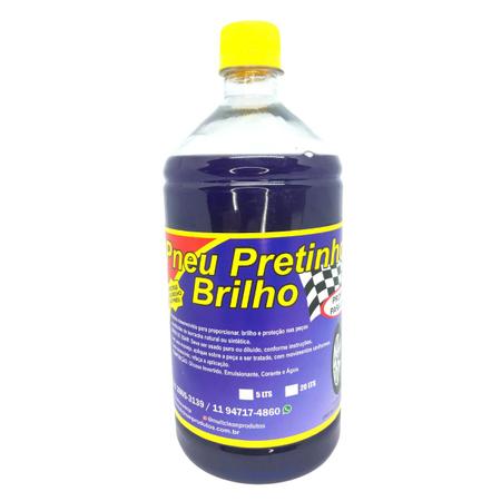 Pretinho Semi Gel Restaura E Hidrata Brilho Intenso 1 Litro - Multclean Produtos Imagem de Pretinho Semi Gel Restaura E Hidrata Brilho Intenso 1 Litro