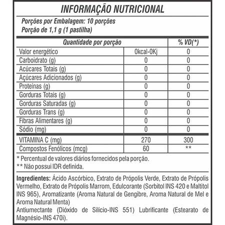 Imagem de Previnavit Previna Gex (3 Própolis + Mel) Idn Labs - Caixa Com 10 Pastilhas Sabor Menta