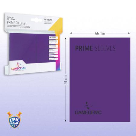 Prime Sleeves 100 un Protetor de Card Game Pokémon Magic - Gamegenic - Deck  de Cartas - Magazine Luiza