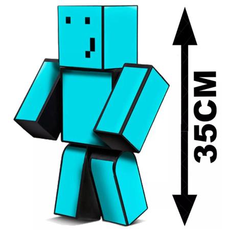 Imagem de Problems Boneco 35cm Minecraft YouTuber Articulado Gamer