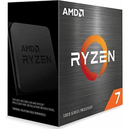 Imagem de PROCESSADOR AMD RYZEN 7 5700X 3.4GHz (TURBO 4.6GHz) 32MB CACHE AM4 100-100000926WOF, Ceramica cinza