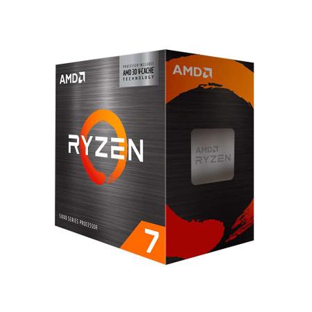 Imagem de Processador AMD Ryzen 7 5800X3D Box AM4 4.5GHz 100MB Cache S/ Cooler S/ Vídeo - 100-100000651WOF
