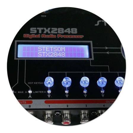 Imagem de Processador De Audio Stetsom Stx2848 2 Canais 8 Saídas
