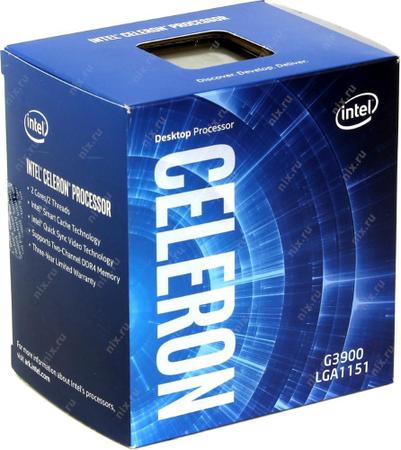 Imagem de Processador Intel Celeron G3900 S1151 2.8ghz