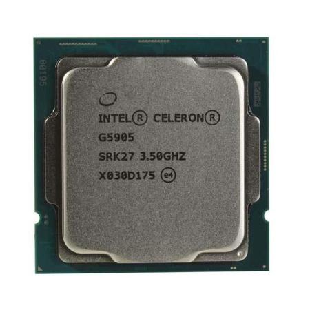 Processador Intel Celeron G5905, 3.50 GHz, Cache 4MB, 2 Núcleos, 2 Threads, LGA 1200, Vídeo Integrado, BX80701G5905 Imagem de Processador Intel Celeron G5905, 3.50 GHz, Cache 4MB, 2 Núcleos, 2 Threads, LGA 1200, Vídeo Integrado, BX80701G5905