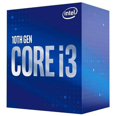 Imagem de Processador Intel Core i3-10100, 3.6GHz Cache 6MB, Quad Core, 8 Threads, LGA 1200 - BX8070110100F