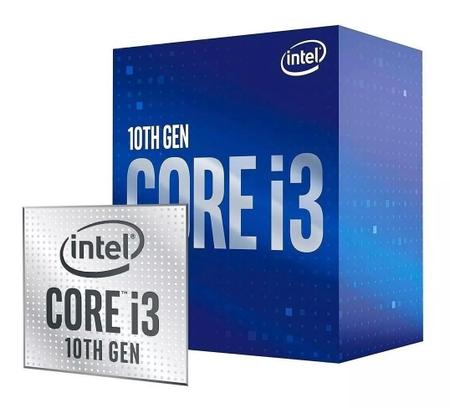 Imagem de Processador Intel Core i3-10100F 6MB Cache 4.3GHz 10 Geração