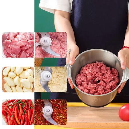 Imagem de Processador Triturador De Alimentos Carne e Legumes Elétrico