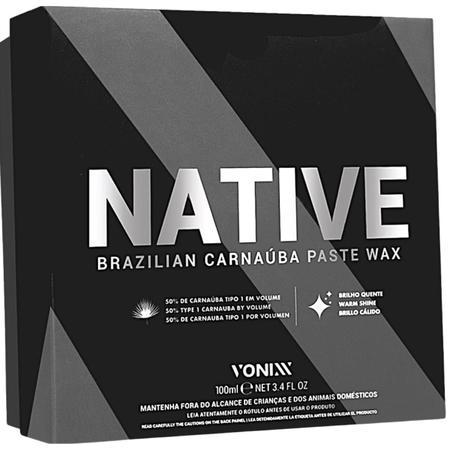 Imagem de Produto para Dar Brilho no Carro Cera em Pasta Native Paste Wax 100 Ml Vonixx