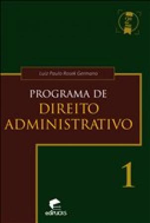Imagem de Programa de direito administrativo 1