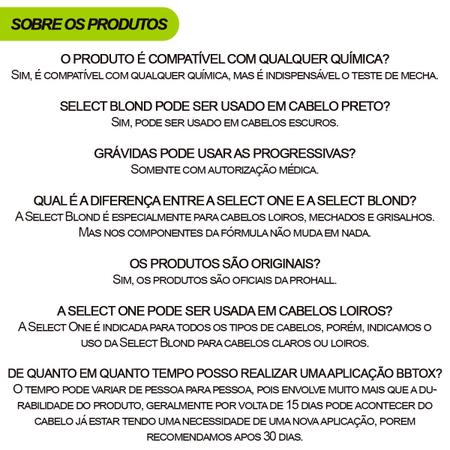 Imagem de Progressiva 1 Passo - Select One Prohall 300ml