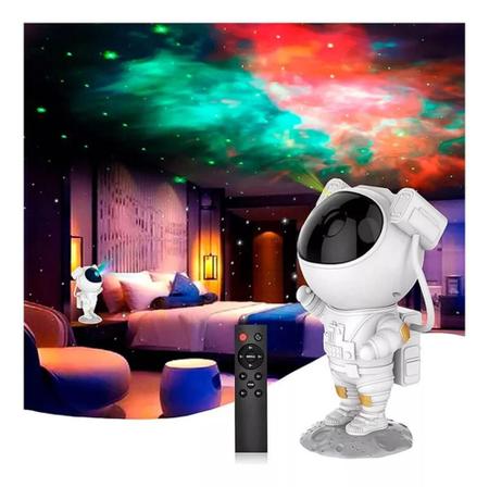 Projetor De Luz Galáxia Robo Astronauta BIVOLT - OI VIDA Imagem de Projetor De Luz Galáxia Robo Astronauta BIVOLT - OI VIDA