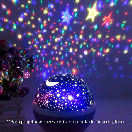 Imagem de Projetor De Luz Noturna Galaxy Star Céu Estrelado Globo Projetor Quarto - Petrin
