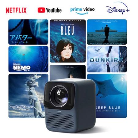 Projetor Wanbo T2 Max 1080p Android Bluetooth full Hd top para assistir  filmes e transforma sua casa em cinema em Promoção na Americanas