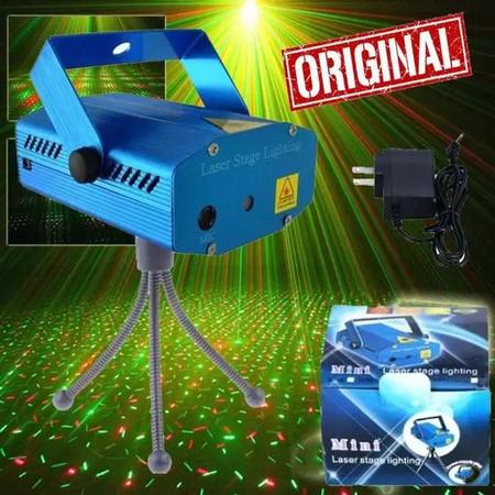 Imagem de Projetor LED Holográfico Natalino Espeto Jardim Bivolt Pisca Pisca Festas Canhão de Luz