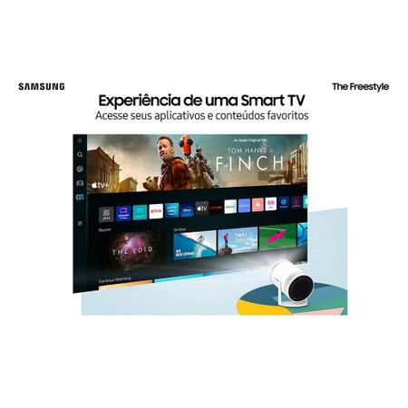 Proyector smart TV portatil de 30a 100 marca Samsung