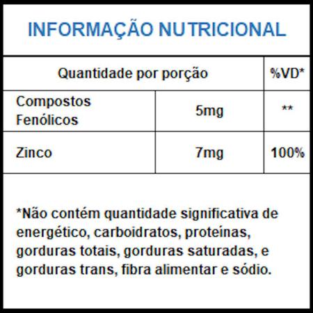 Imagem de Própolis + Zinco Quelato - Suplemento Alimentar 45 cápsulas sem Álcool Kit com 5