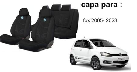 Proteção Banco Capas Fox 2003-2022 + Volante + Chaveiro VW - Aero Print Imagem de Proteção Banco Capas Fox 2003-2022 + Volante + Chaveiro VW