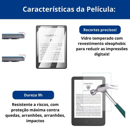 Imagem de Proteção de tela de vidro para Kindle K658 2019 6 Polegadas