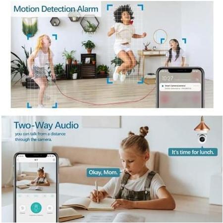 Imagem de Proteção Inteligente em Casa: Smart DataCâmera IP Lâmpada 1080p HD Sem Fio Wi-Fi