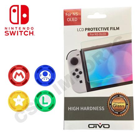 Película De Vidro Novo Nintendo Switch Oled - Tela Completa