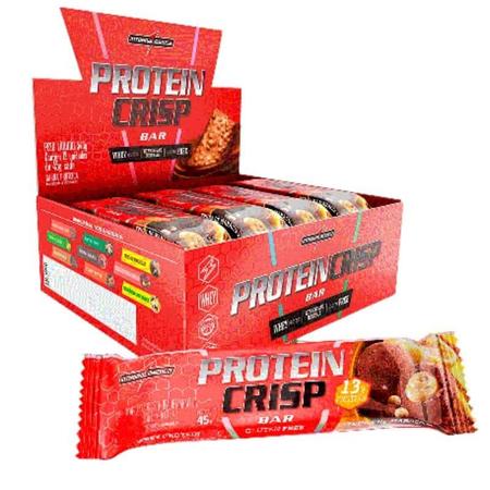 Imagem de Protein Crisp Bar - Barra de Proteína (Caixa c/ 12un de 45g) Integralmedica