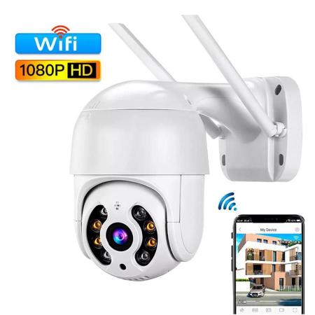Imagem de Proteja sua casa com a Câmera Wi-Fi IP Segurança Full HD à Prova D'água e infravermelho